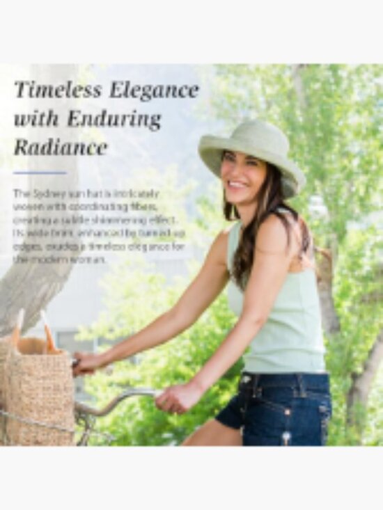 UPF 30+ Sun Hat – Wide Brim, Packable, Adjustable Drawstring display picture 2